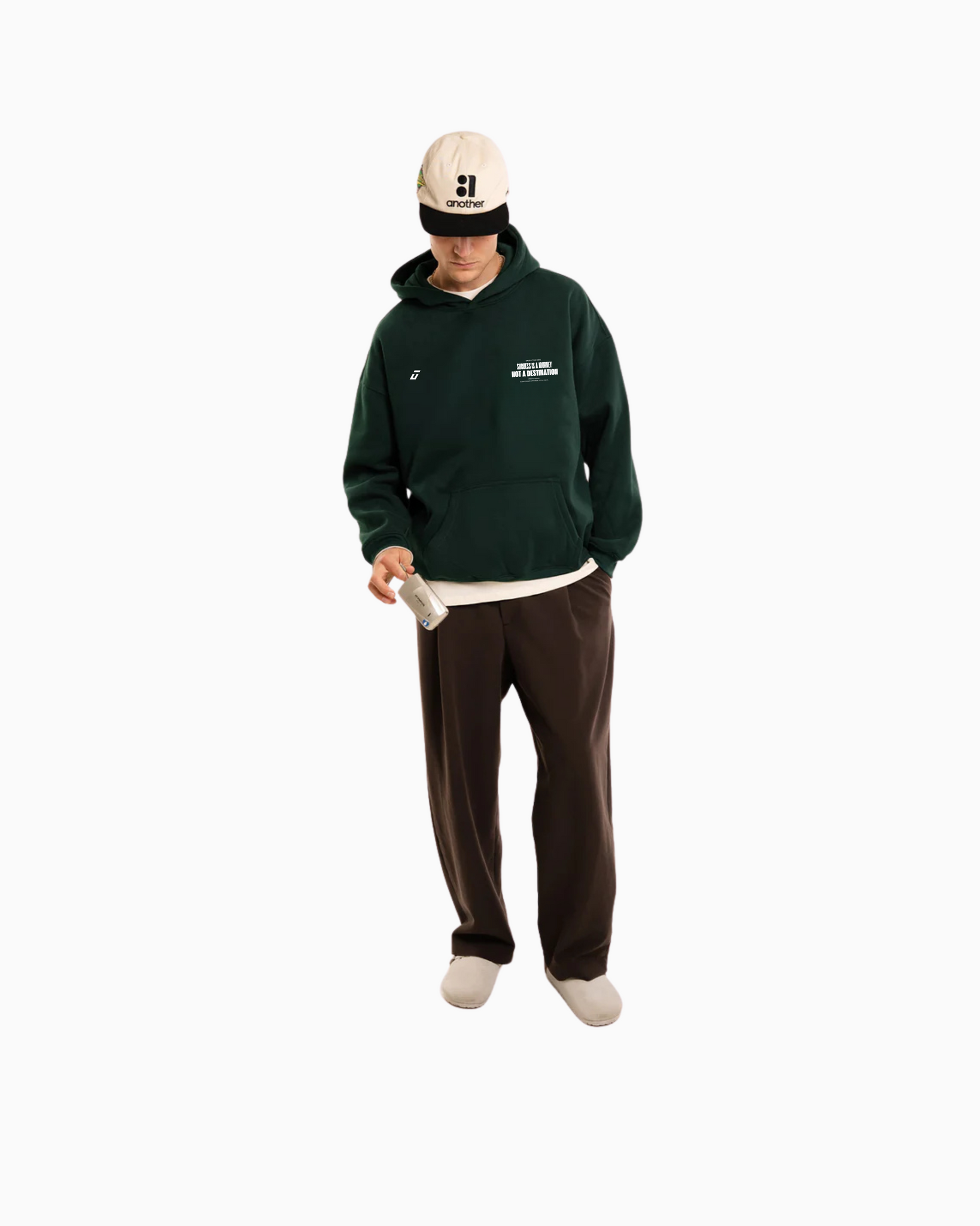 SUCCESS GREEN OVERSIZED HOODIE.