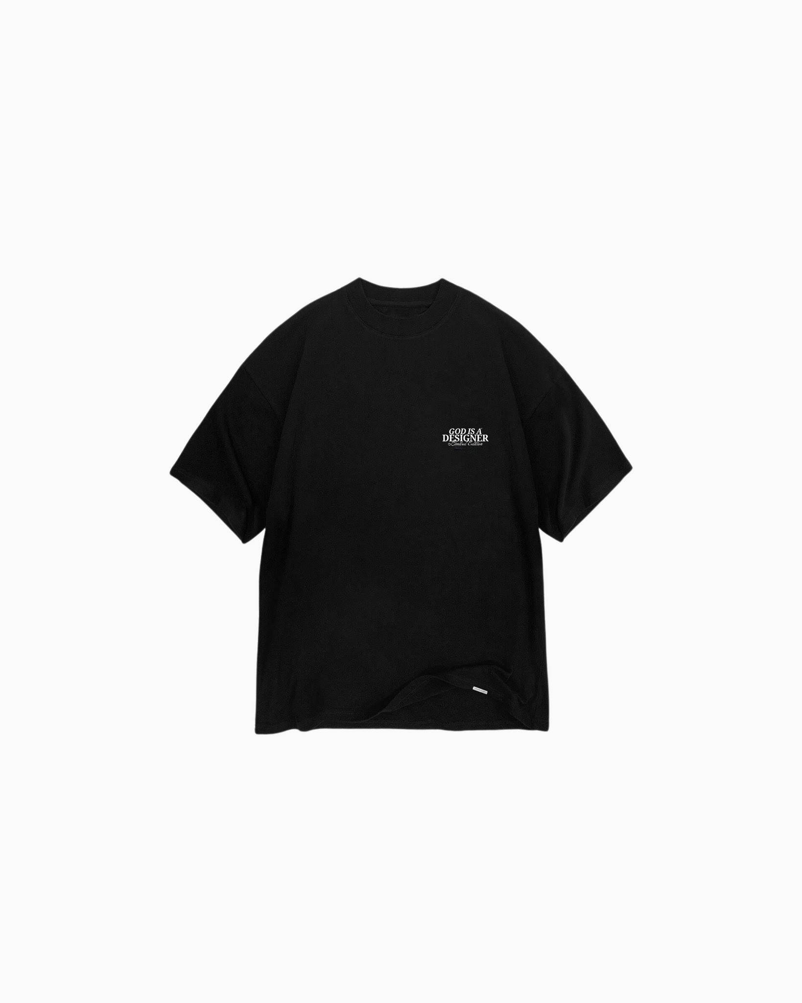 GOD IS A DESIGNER BLACK T-SHIRT